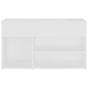 Galleria Design Shoe Bench White 80x30x45 cm Engineered Wood
