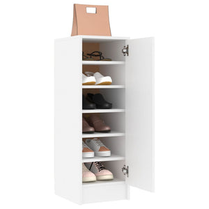 Galleria Design Shoe Cabinet White 32x35x92 cm Engineered Wood