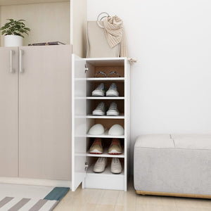 Galleria Design Shoe Cabinet White 32x35x92 cm Engineered Wood