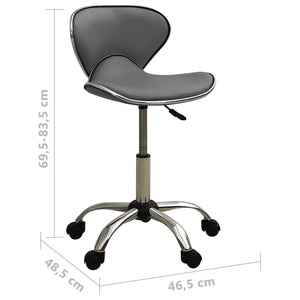 Galleria Design Office Chair Grey Faux Leather