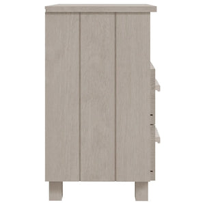 Galleria Design Bedside Cabinets HAMAR 2 pcs White 40x35x62 cm Solid Wood