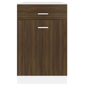 Galleria Design Drawer Bottom Cabinet Lyon Brown Oak 50x46x81.5 cm Engineered Wood
