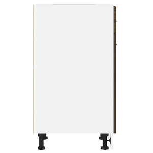 Galleria Design Drawer Bottom Cabinet Lyon Brown Oak 50x46x81.5 cm Engineered Wood