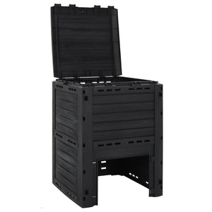 Galleria Design Garden Composter Black 280 L Polypropylene