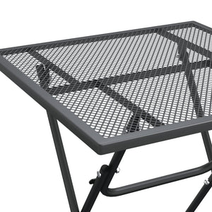 Galleria Design 5 Piece Garden Dining Set Expanded Metal Mesh Anthracite