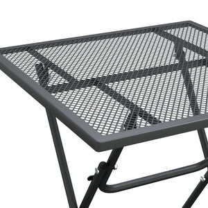 Galleria Design 5 Piece Garden Dining Set Expanded Metal Mesh Anthracite