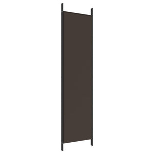Galleria Design 3-Panel Room Divider Brown 150x200 cm Fabric