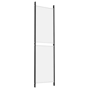 Galleria Design 3-Panel Room Divider White 150x180 cm Fabric