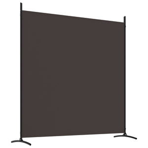 Galleria Design 3-Panel Room Divider Brown 525x180 cm Fabric