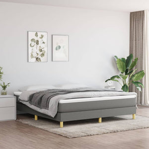 Galleria Design Bed Frame without Mattress Cream 180x200 cm Super King Fabric