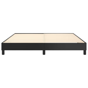 Galleria Design Bed Frame without Mattress Black 180x200 cm Super King Faux Leather
