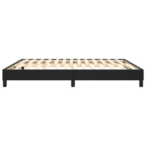 Galleria Design Bed Frame without Mattress Black 180x200 cm Super King Faux Leather