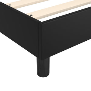 Galleria Design Bed Frame without Mattress Black 180x200 cm Super King Faux Leather