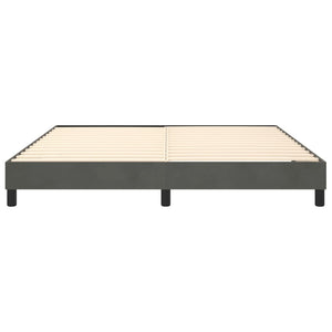Galleria Design Bed Frame without Mattress Light Grey 180x200 cm Super King Velvet