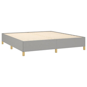 Galleria Design Bed Frame without Mattress Cream 180x200 cm Super King Fabric