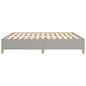 Galleria Design Bed Frame without Mattress Cream 180x200 cm Super King Fabric