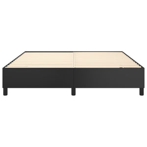 Galleria Design Bed Frame without Mattress Black 180x200 cm Super King Faux Leather