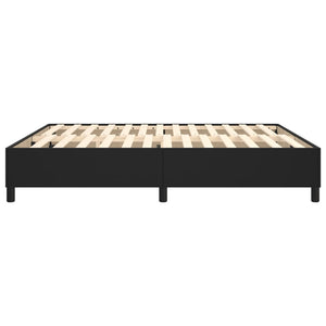 Galleria Design Bed Frame without Mattress Black 180x200 cm Super King Faux Leather