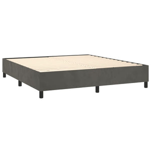 Galleria Design Bed Frame without Mattress Light Grey 180x200 cm Super King Velvet