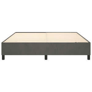 Galleria Design Bed Frame without Mattress Light Grey 180x200 cm Super King Velvet
