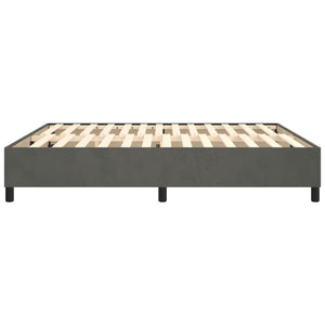 Galleria Design Bed Frame without Mattress Light Grey 180x200 cm Super King Velvet