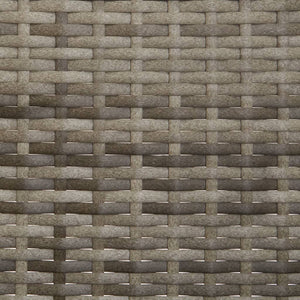 Galleria Design 2-Seater Garden Bench with Cushions Black Poly Rattan