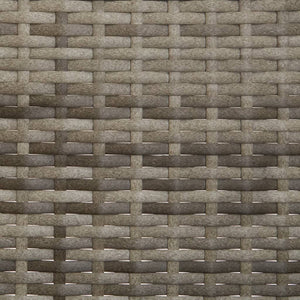 Galleria Design 3-Seater Garden Bench with Cushions Black Poly Rattan