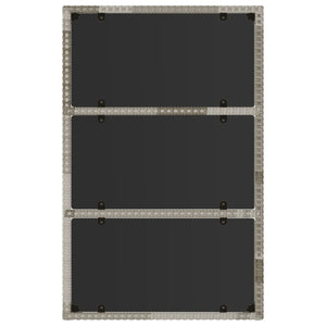 Galleria Design 4 Piece Garden Lounge Set with Cushions Black Poly Rattan