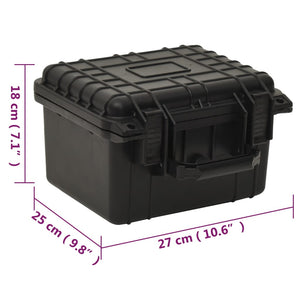 Galleria Design Portable Flight Case Black 30x22x10 cm PP
