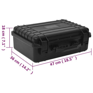 Galleria Design Portable Flight Case Black 30x22x10 cm PP