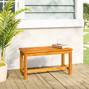 Galleria Design Garden Bench 110x35x45 cm Solid Wood Acacia