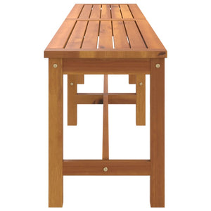 Galleria Design Garden Bench 110x35x45 cm Solid Wood Acacia