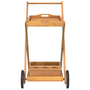 Galleria Design Tea Trolley 54x87x90 cm Solid Wood Acacia