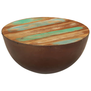 Galleria Design Bowl-shaped Coffee Table Ø50x24.5 cm Solid Wood Reclaimed
