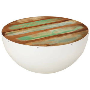 Galleria Design Bowl-shaped Coffee Table Ø50x24.5 cm Solid Wood Reclaimed