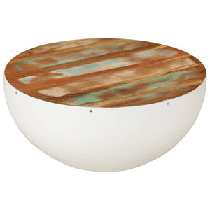 Galleria Design Bowl-shaped Coffee Table Ø50x24.5 cm Solid Wood Reclaimed