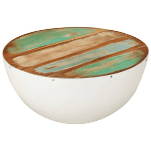 Galleria Design Bowl-shaped Coffee Table Ø50x24.5 cm Solid Wood Reclaimed
