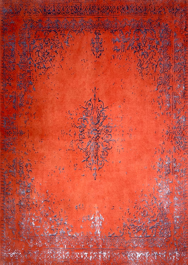 Exquisite Hand-Knotted Persian Rug in Beautiful Red - 100% Natural Wool &amp; Silk - In Stock!