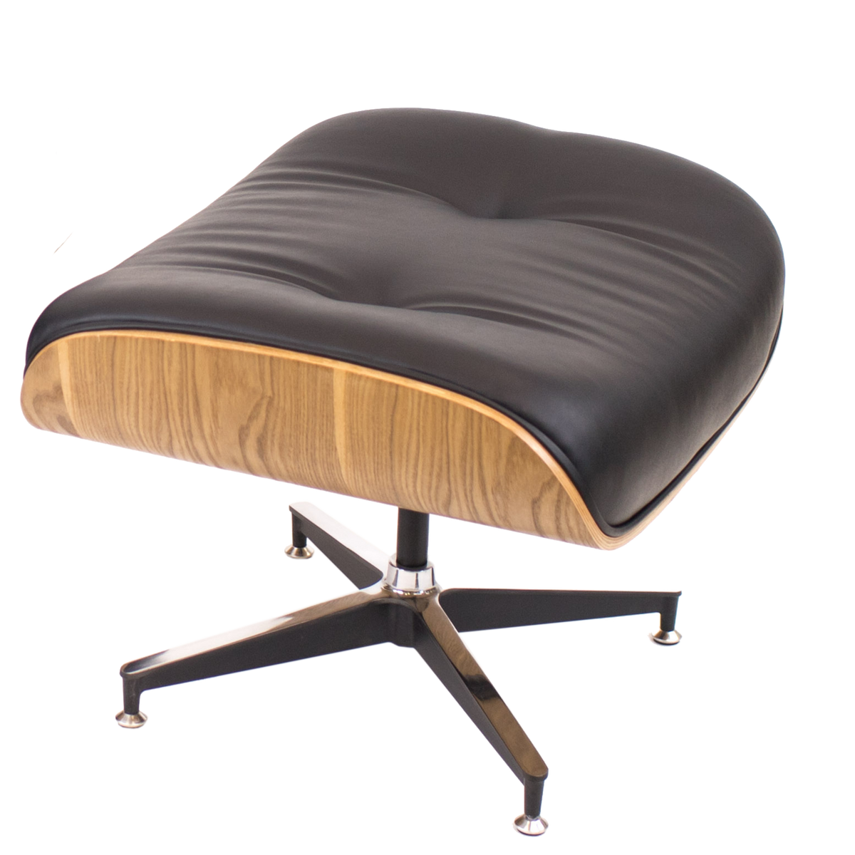 Recliner Relaxing Natural Black Leather Chair