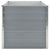 Galleria Design Raised Garden Bed 160x80x77 cm Galvanised Steel Grey