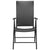 Galleria Design Stackable Garden Chairs 2 pcs Poly Rattan Black