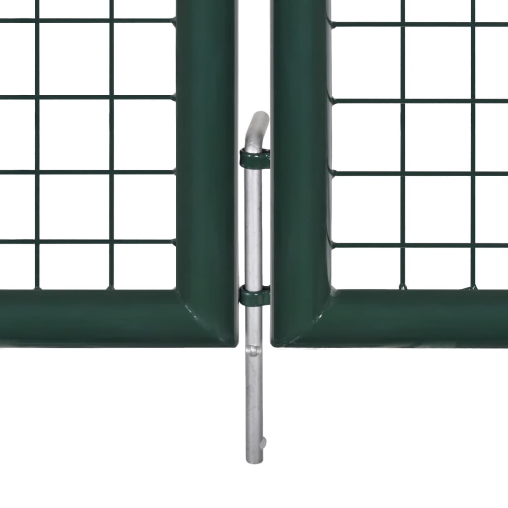Galleria Design Fence Gate Steel 306x100 cm Green