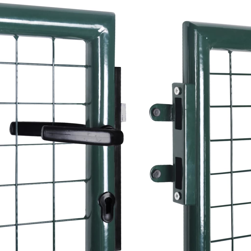 Galleria Design Fence Gate Steel 306x100 cm Green