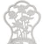 Galleria Design Bistro Chairs 2 pcs Cast Aluminium White