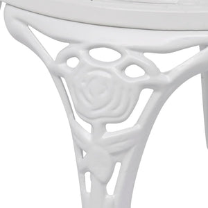 Galleria Design Bistro Chairs 2 pcs Cast Aluminium White