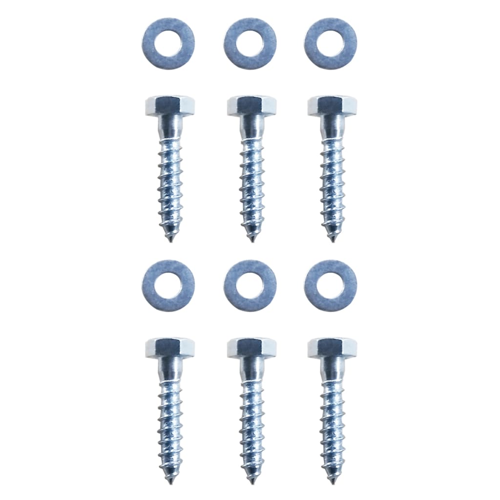 Galleria Design L-shaped Ground Anchors 2 pcs Galvanised Steel 5x5x50 cm