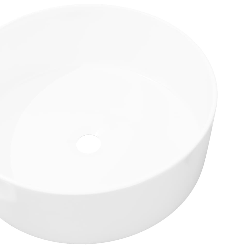 Galleria Design Basin Round Ceramic White 40x15 cm