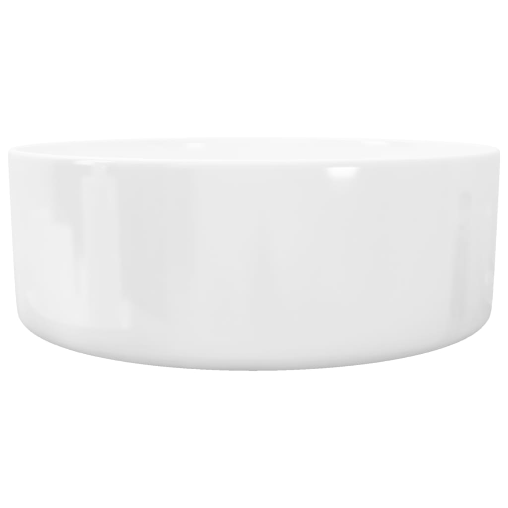 Galleria Design Basin Round Ceramic White 40x15 cm