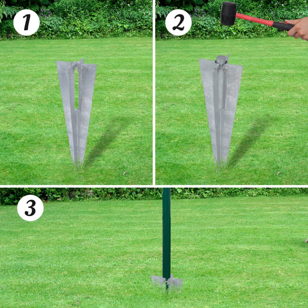 Galleria Design Euro Fence Steel 25x0.8 m Green
