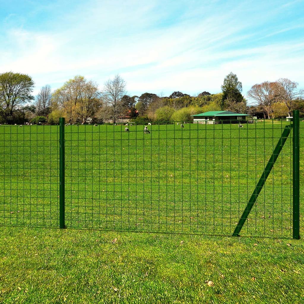 Galleria Design Euro Fence Steel 25x0.8 m Green